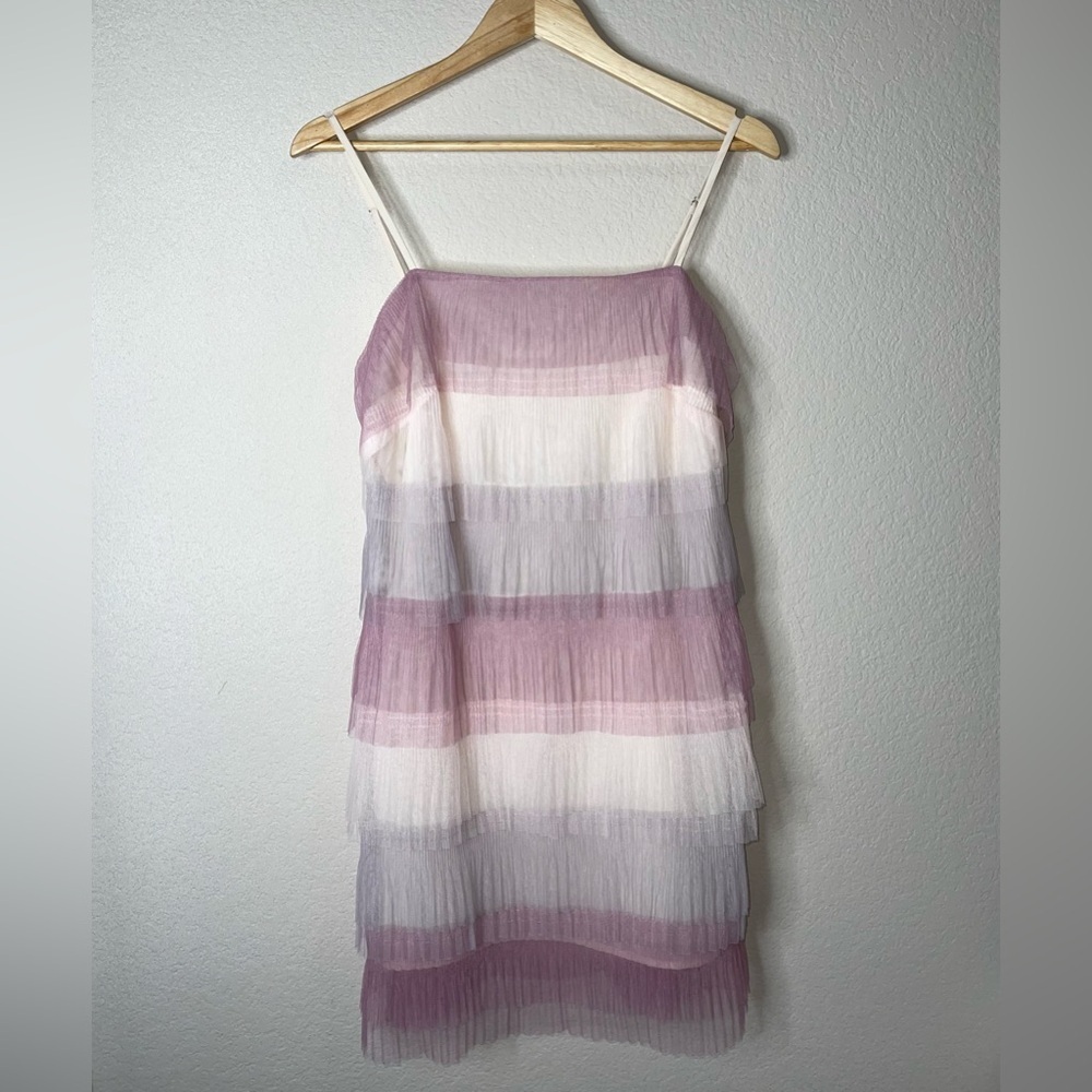 Storia Ruffle Tulle Dress Size Small - Picture 4 of 8